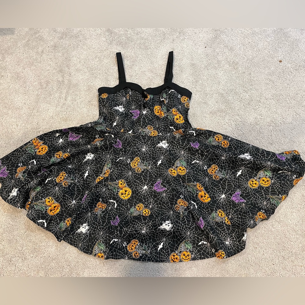 Hell Bunny Harlow Halloween Dress - Size L